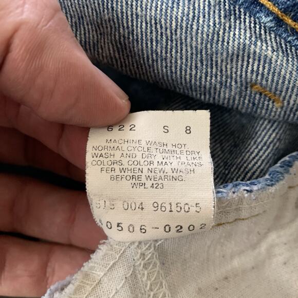 Vintage Levi's 506 Orange Tab Denim Jeans Made in USA Straight Mens Size 40x30 - Picture 7 of 16